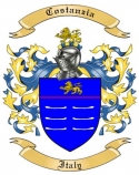 Costanzia Family Crest from Italy