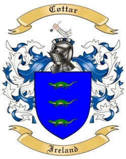 Cottar Family Crest from Ireland