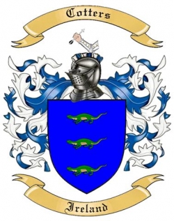 Cotters Family Crest from Ireland