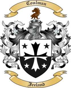 Coulman Family Crest from Ireland