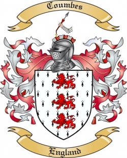 Coumbes Family Crest from England