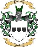 Courrane Family Crest from Ireland