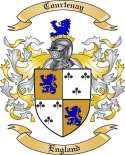 Courtenay Family Crest from England
