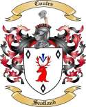 Coutes Family Crest from Scotland