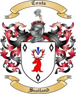Couts Family Crest from Scotland
