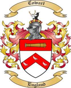 Cowart Family Crest from England