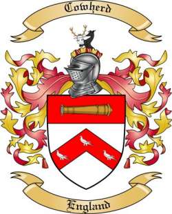Cowherd Family Crest from England