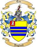Cox Family Crest from England2
