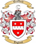 Crafford Family Crest from England