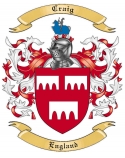 Craig Family Crest from England