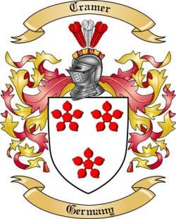 Cramer Family Crest from Germany