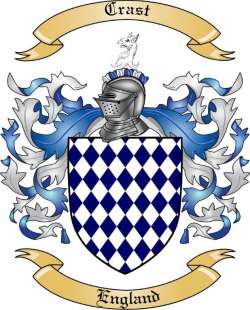 Crast Family Crest from England