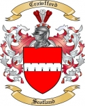 Crawfford Family Crest from Scotland