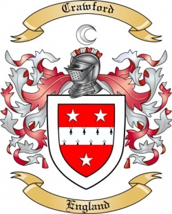 Crawford Family Crest from England
