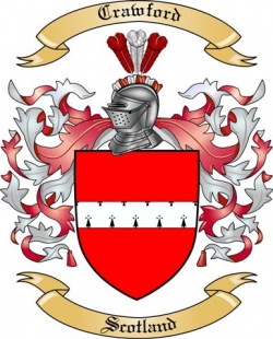 Crawford Family Crest from Scotland