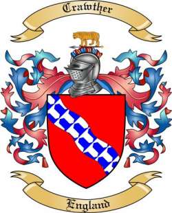 Crawther Family Crest from England