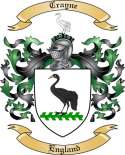 Crayne Family Crest from England