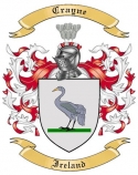 Crayne Family Crest from Ireland