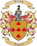 Creasey Family Crest from England