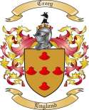 Crecy Family Crest from England