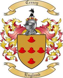 Creecy Family Crest from England
