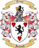 Creen Family Crest from Ireland