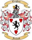 Creghan Family Crest from Ireland