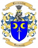 Crenzelin Family Crest from Germany
