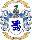 Creton Family Crest from Scotland