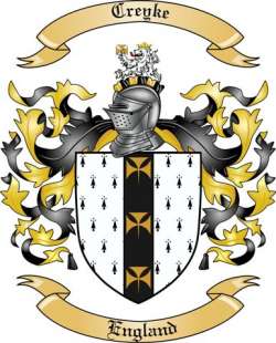 Creyke Family Crest from England