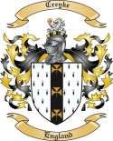 Creyke Family Crest from England