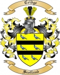 Cridge Family Crest from Scotland