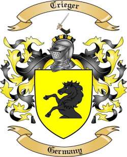Crieger Family Crest from Germany