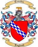 Croader Family Crest from England