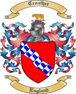 Croather Family Crest from England