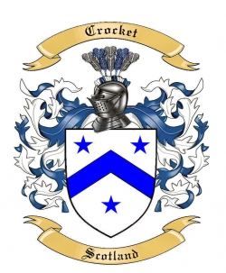 Crocket Family Crest from Scotland