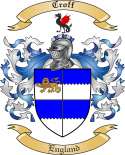 Croff Family Crest from England
