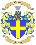 Croix Family Crest from France