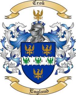 Crok Family Crest from England