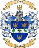 Crok Family Crest from England