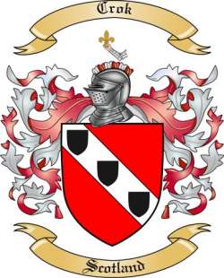 Crok Family Crest from Scotland