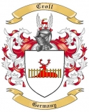 Croll Family Crest from Germany