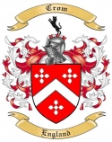 Crom Family Crest from England
