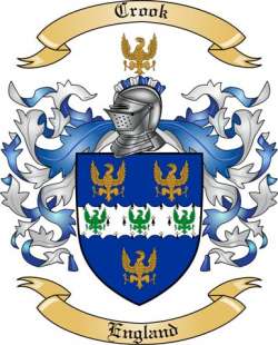 Crook Family Crest from England