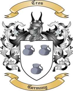 Cros Family Crest from Germany
