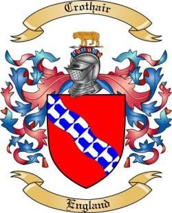 Crothair Family Crest from England
