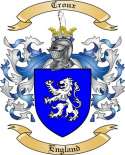 Croux Family Crest from England