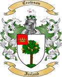 Crowson Family Crest from Ireland