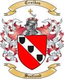 Cruikes Family Crest from Scotland