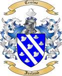 Cruise Family Crest from Ireland